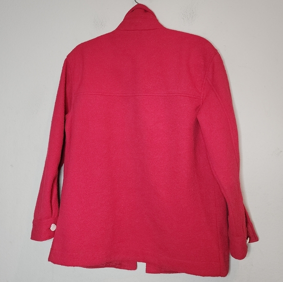 NWT Joie Faux Wool Pink Jacket. Size XS. Slightly oversized. - Picture 6 of 16